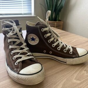 Converse Chocolate High-Top Sneakers men’s women’s 8